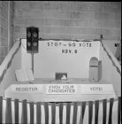Voting display at fair